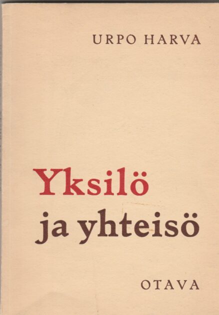 Yksilö ja yhteisö