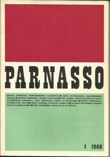 Parnasso 1/1968