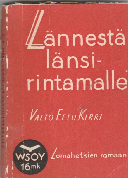 Lännestä länsirintamalle