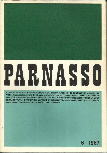 Parnasso 6/1967