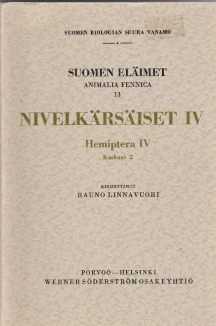 Suomen eläimet 13 - Nivelkärsäiset 4