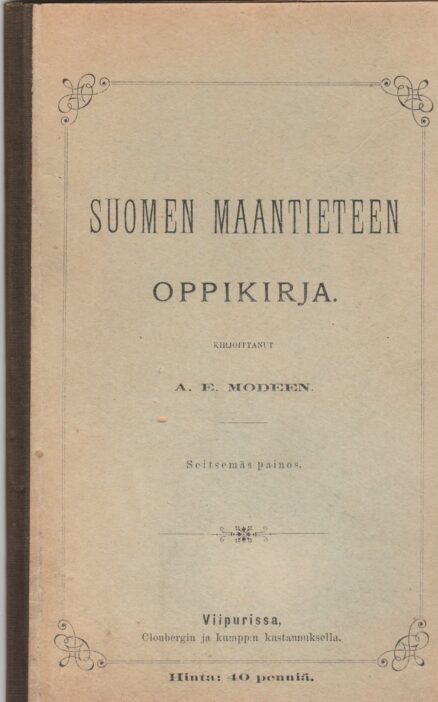 Suomen maantieteen oppikirja