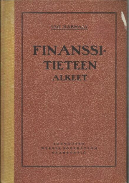 Finanssitieteen alkeet