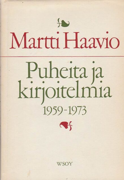 Puheita ja kirjoitelmia 1969-1973