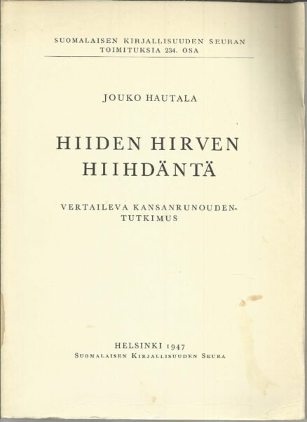 Hiiden hirven hiihdäntä