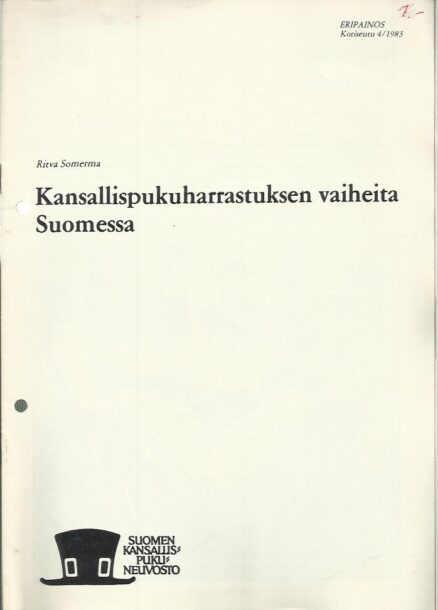 Kansallispukuharrastuksen vaiheita Suomessa