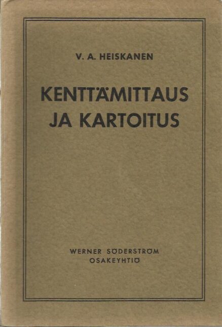 Kenttämittaus ja kartoitus