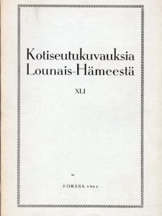 Kotiseutukuvauksia Lounais-Hämeestä XLI