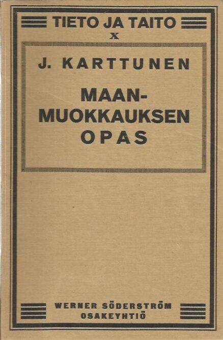 Maanmuokkauksen opas