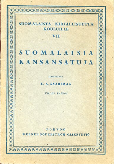 Suomalaisia kansansatuja