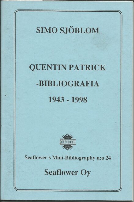 Quentin Patrick -bibliografia 1943-1998