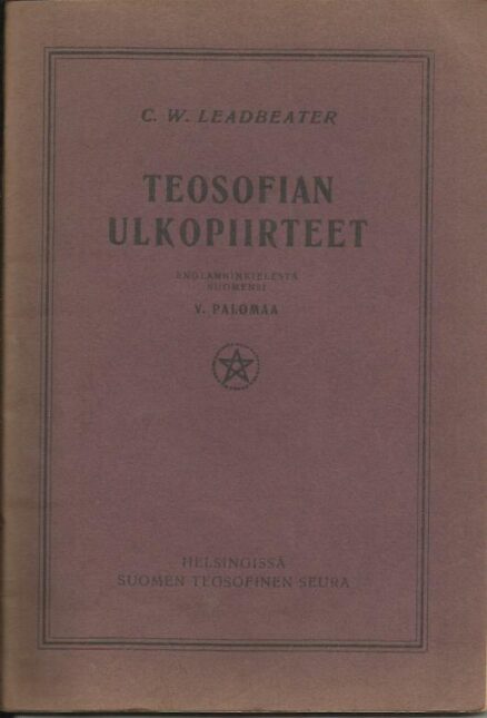 Teosofian ulkopiirteet