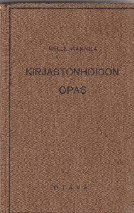 Kirjastonhoidon opas