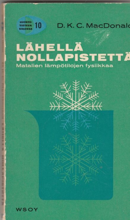 Lähellä nollapistettä -matalien lämpötilojen fysiikka