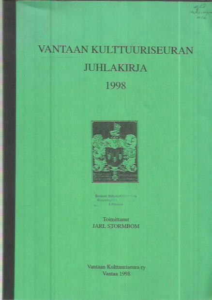 Vantaan kulttuuriseuran juhlakirja 1998