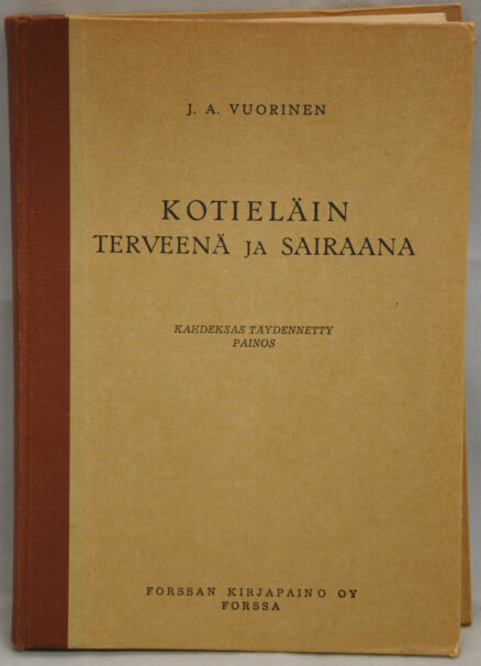 Kotieläin terveenä ja sairaana