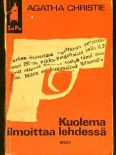 Kuolema ilmoittaa lehdessä Sapo 79