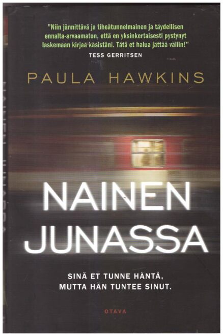 Nainen junassa