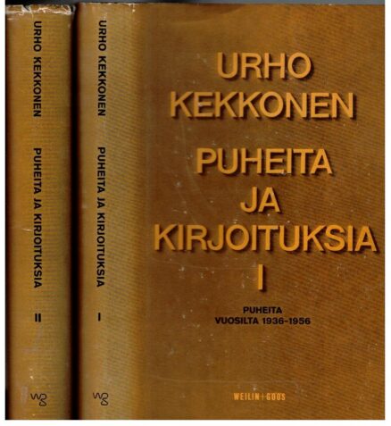 Puheita ja kirjoituksia 1-2