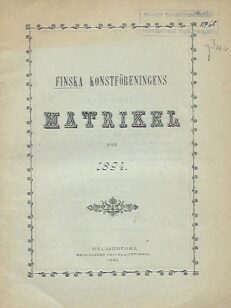 Finska konstföreningens matrikel för 1894