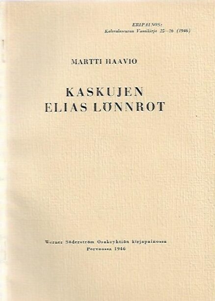 Kaskujen Elias Lönnrot