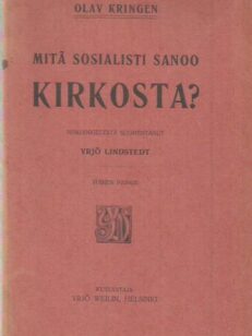 Mitä sosialisti sanoo kirkosta?