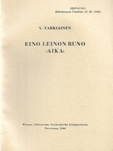 Eino leinon runo "Aika"