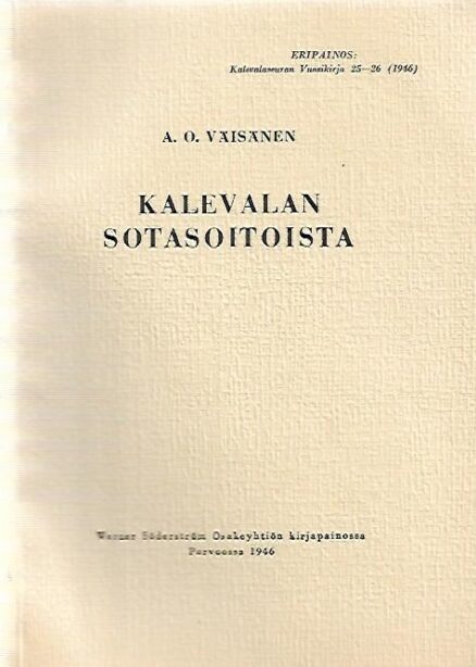 Kalevalan sotasoitoista