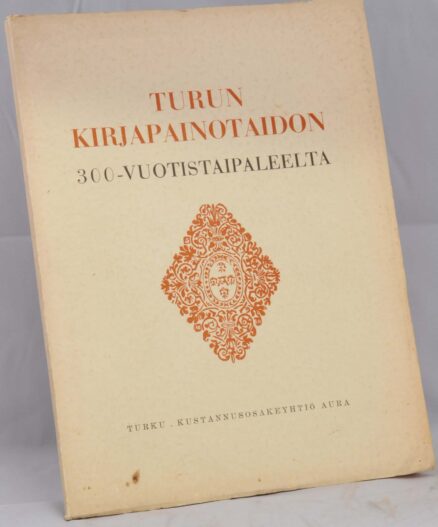 Turun kirjapainotaidon 300-vuotistaipaleelta 1642-