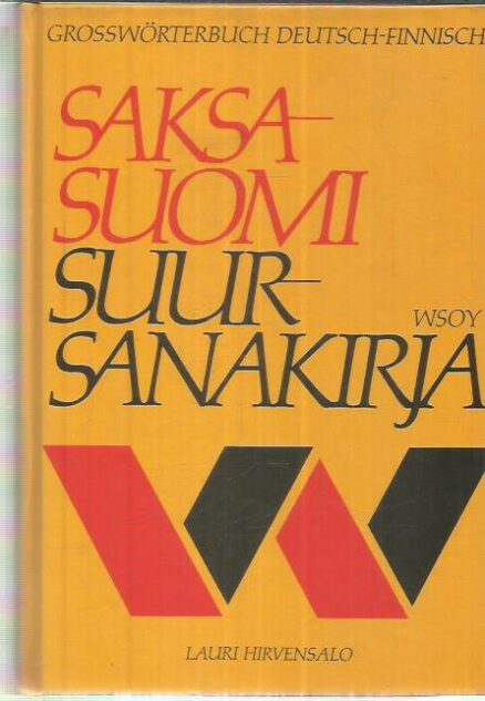 Saksa-suomi suursanakirja