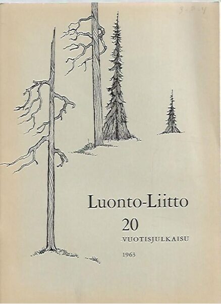 Luonto-Liitto 20-vuotisjulkaisu 1963