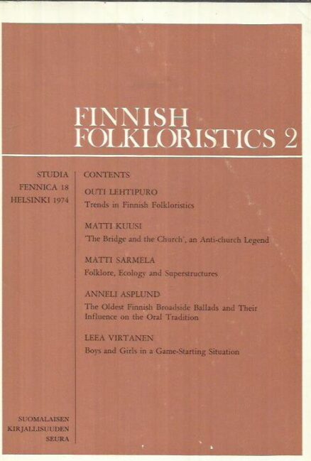 Finnish folkloristics 2