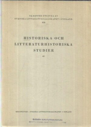 Historiska och litteraturhistoriska studier 43
