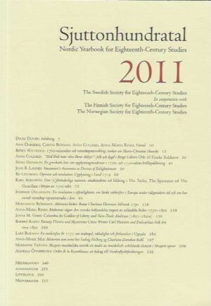 Sjuttonhundratal 2011 Nordic Yearbook for Eighteenth-Century Studies