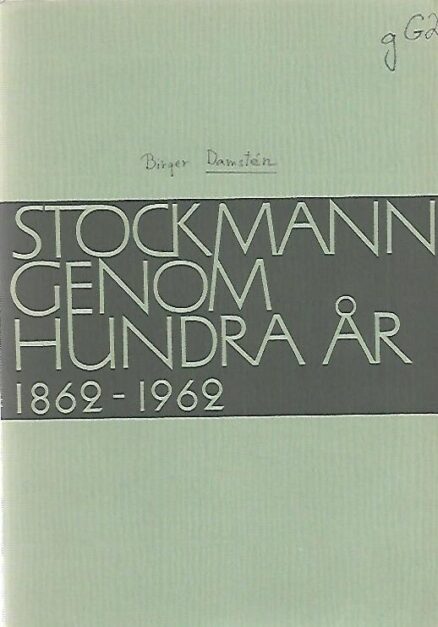 Stockmann genom hundra år 1862-1962