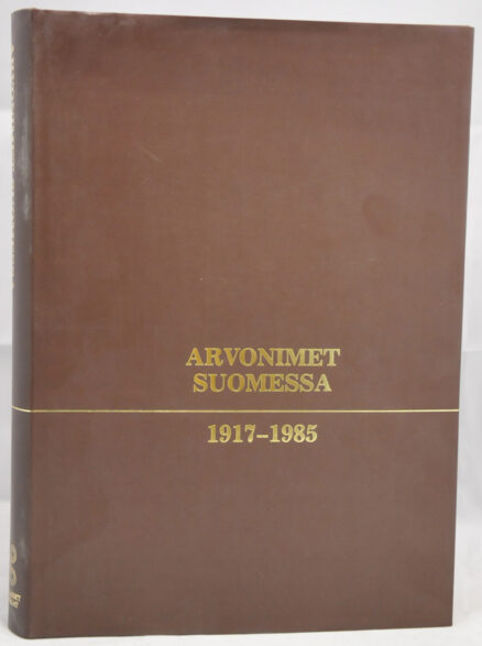 Arvonimet Suomessa 1917-1985