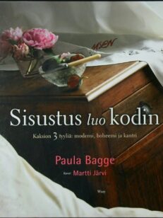 Sisustus luo kodin : kaksion 3 tyyliä: moderni, boheemi ja kantri