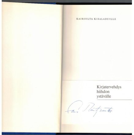 Eero Mäntyranta - Kairoilta kisaladuille (Mäntyrannan signeeraus)