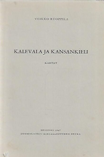 Kalevala ja kansankieli - Kartat