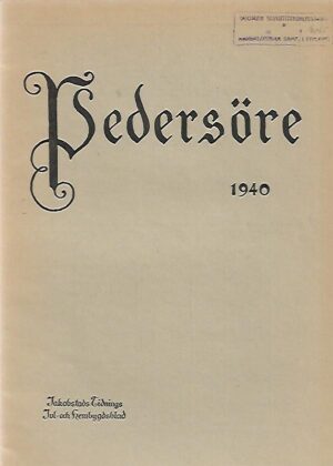 Pedersöre 1940 - Jakobstads Tidnings Jul- och Hembygdsblad