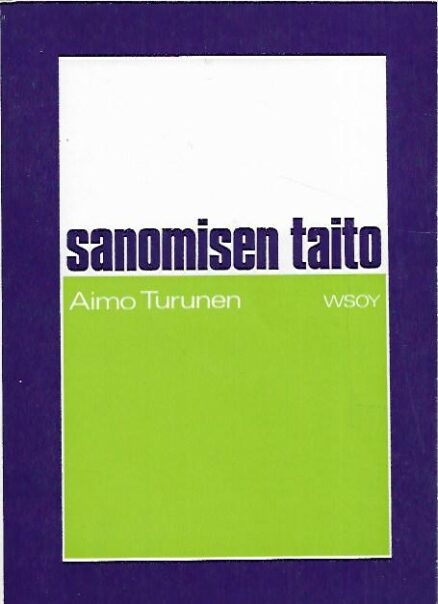 Sanomisen taito