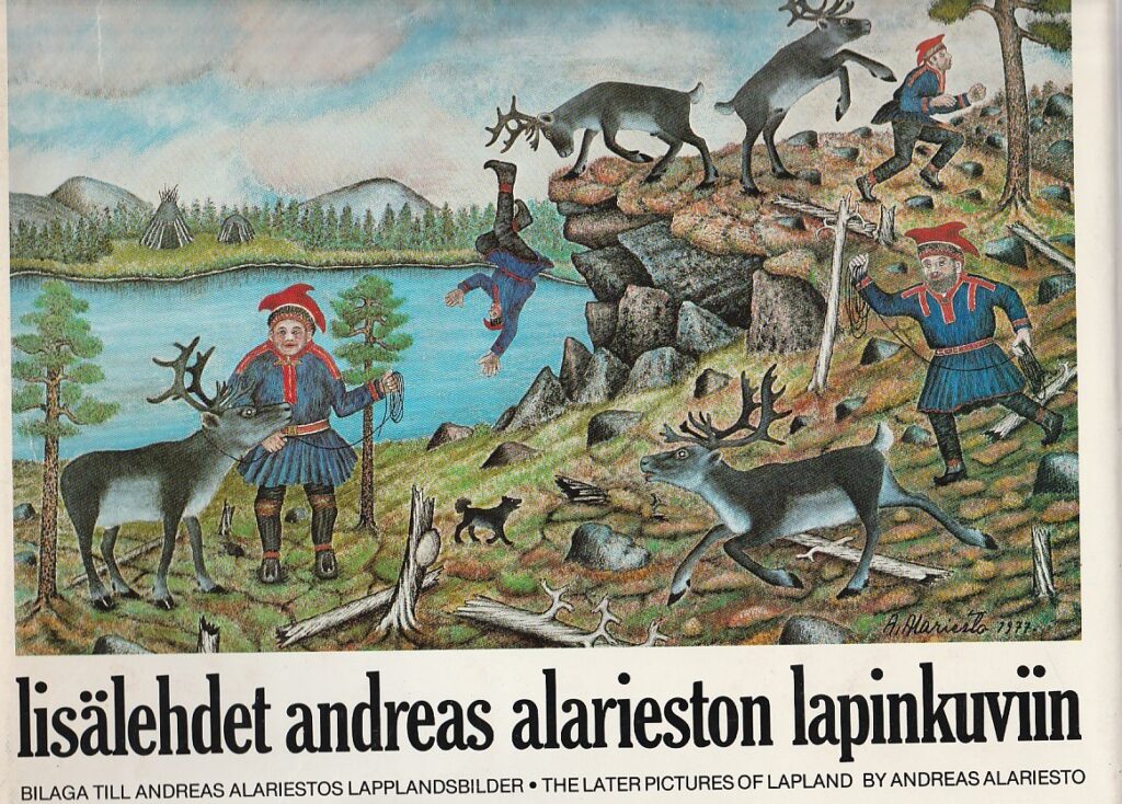 Lisälehdet Andreas Alarieston lapinkuviin