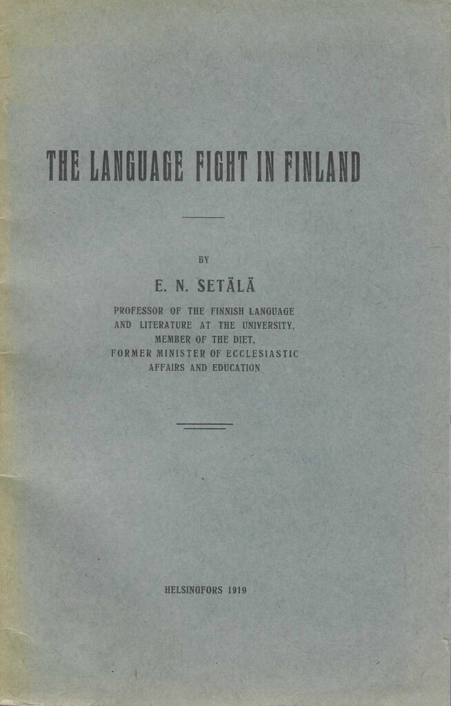 The Language Fight in Finland