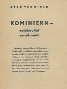 Komintern - valekuollut venäläinen