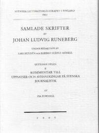 Samlade Skrifter av Johan Ludvig Runeberg
