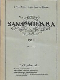 Sana ja Miekka 22/1929