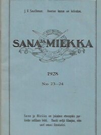 Sana ja Miekka 23-24/1928