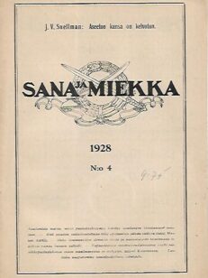 Sana ja Miekka 4/1928