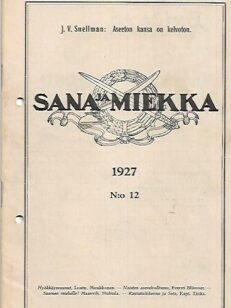 Sana ja Miekka 12/1927