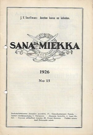 Sana ja Miekka 15/1926